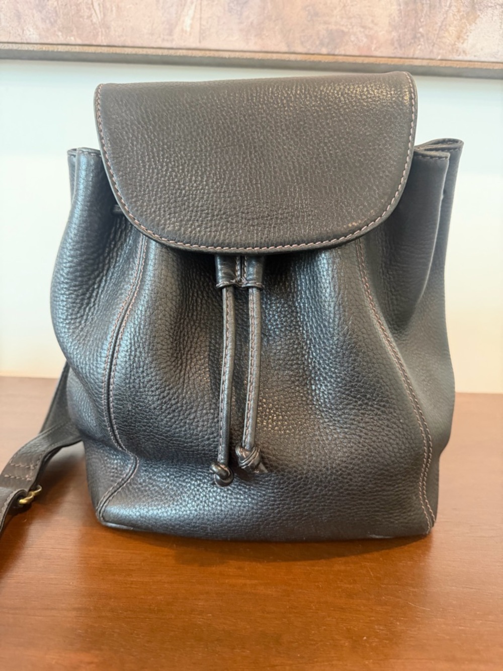 COACH Vintage Sonoma 4911 pebble Leather Backpack .